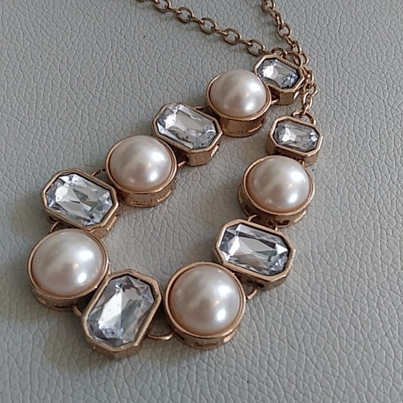 Gold Embellished Cocktail Necklace - Picture 6 of 17